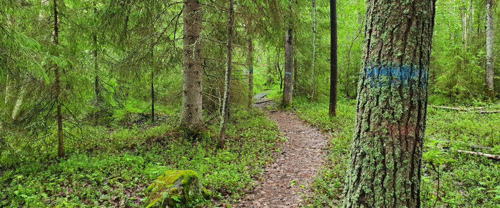 Fåröns Friluftsområde Blå led