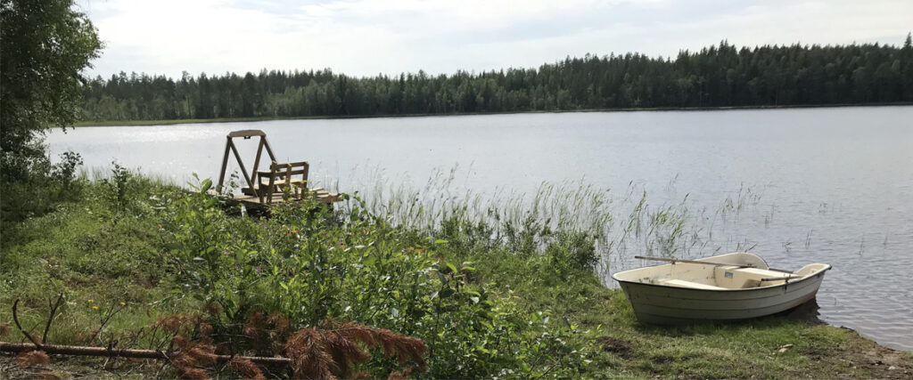 Båt att låna vid Degersjön