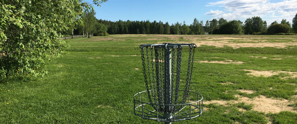 Discgolfkorg på Norrstrand