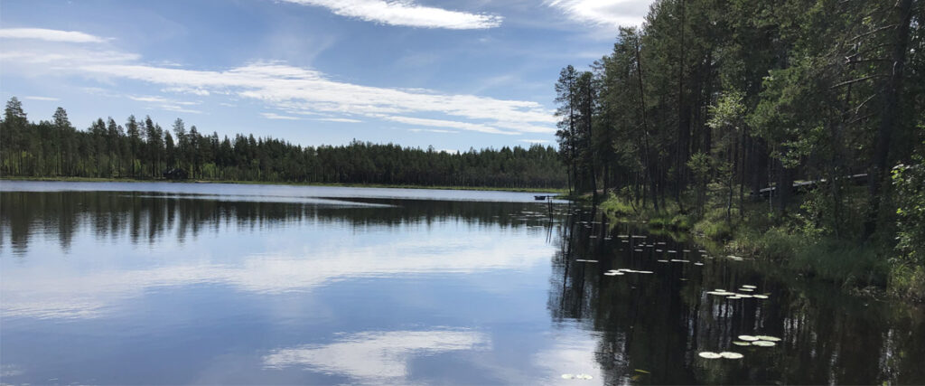 Frängtjärn spegelblankt