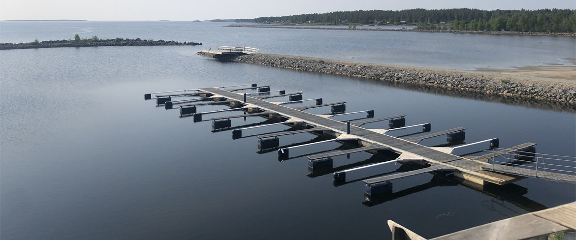 Hamnen på Pite Havsbad