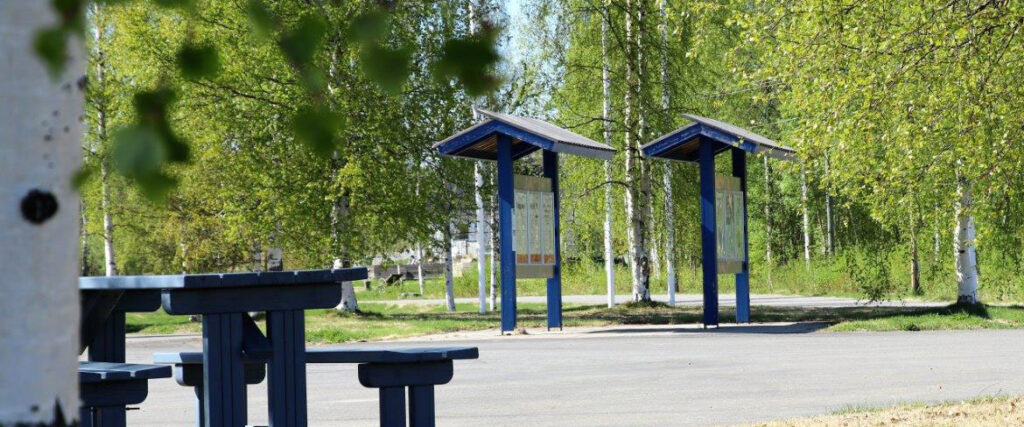 Jävre ställplats vid rastplatsen