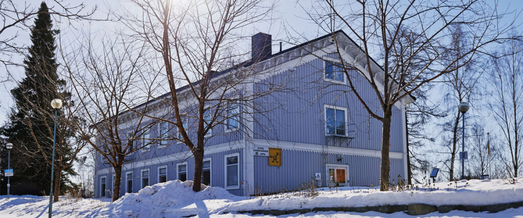 Piteå Vandrarhem huset vintertid