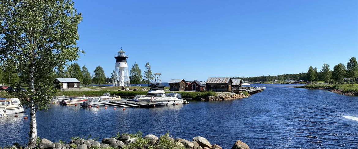 Skags fyr och hamn