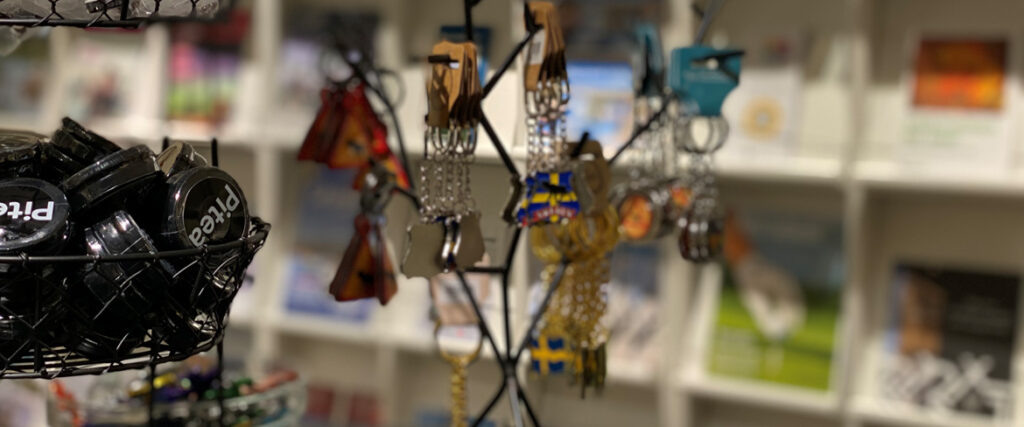 Souvenirer hos Piteå Turistcenter