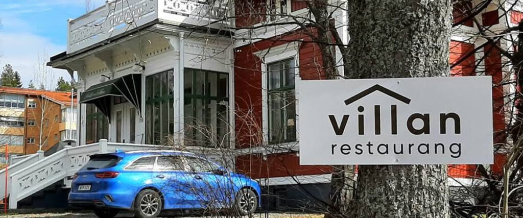 Utsidan på Villan