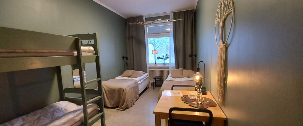 Ett av våra fina fyrbäddsrum