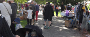 Flea market at Badhusparken