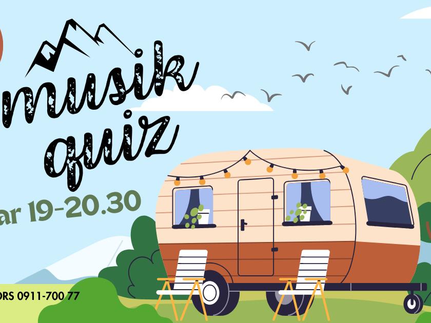 Musikquiz på Destination Sikfors fredagar kl 19.00