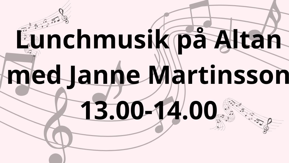 Janne Martinsson underhåller 9, 16 & 30 juli