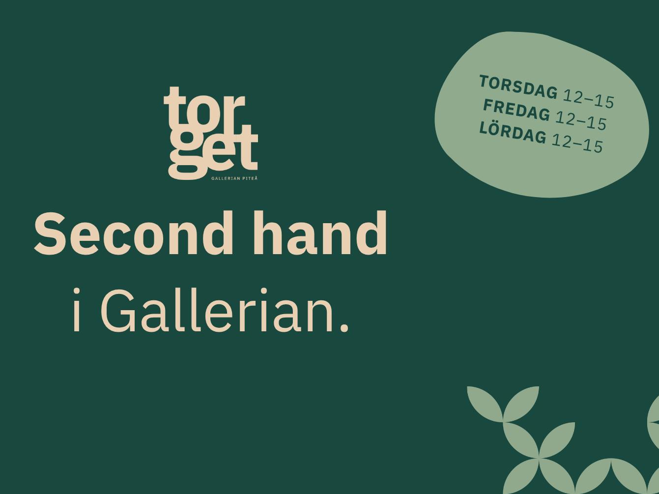 Second Hand i Gallerian
