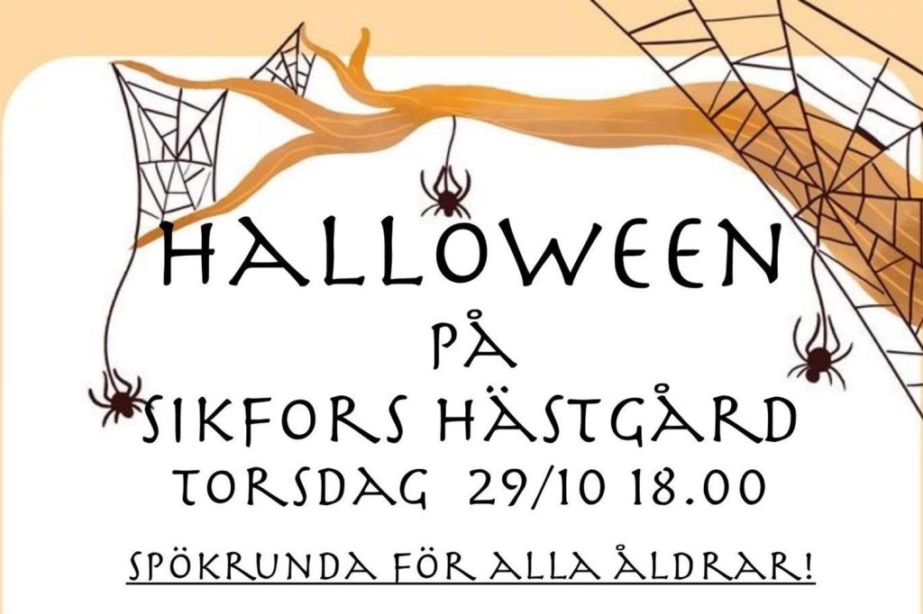 Halloween på Sikfors hästgård