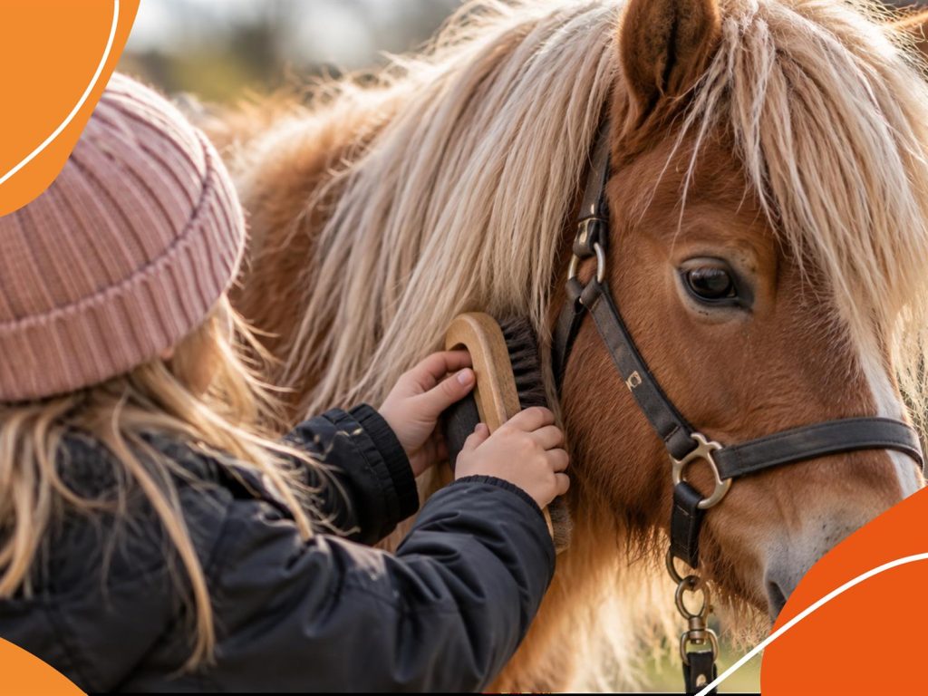 Prova på Barnridning, stallpyssel och ponnymys med Norrfjärdens 4H