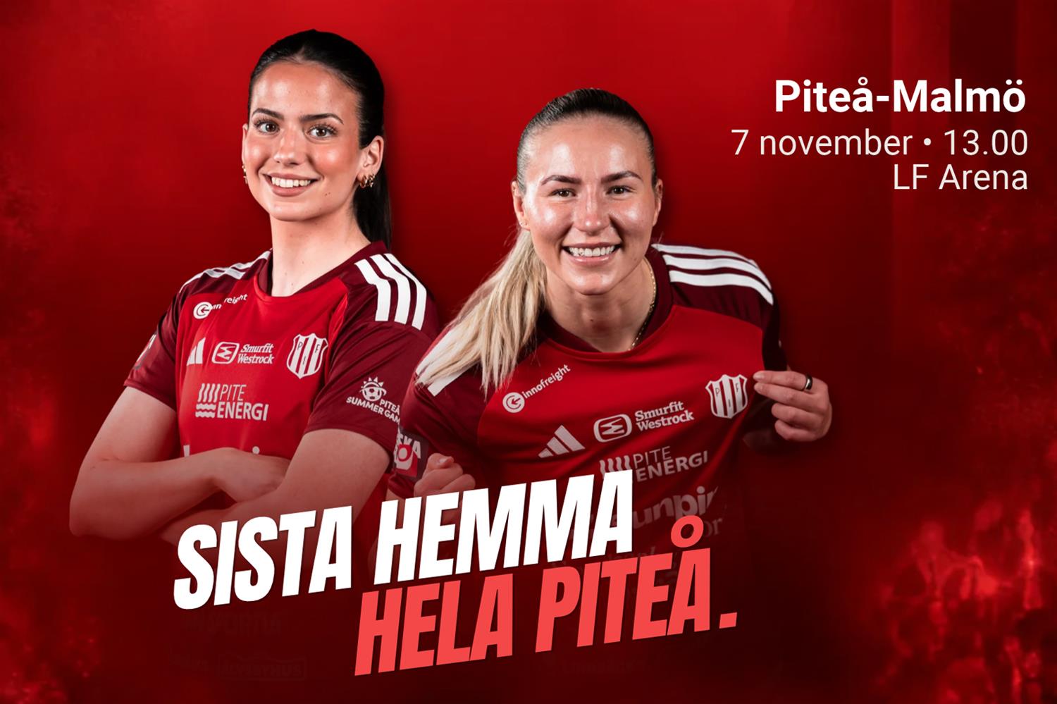 Piteå IF DFF - Malmö FF