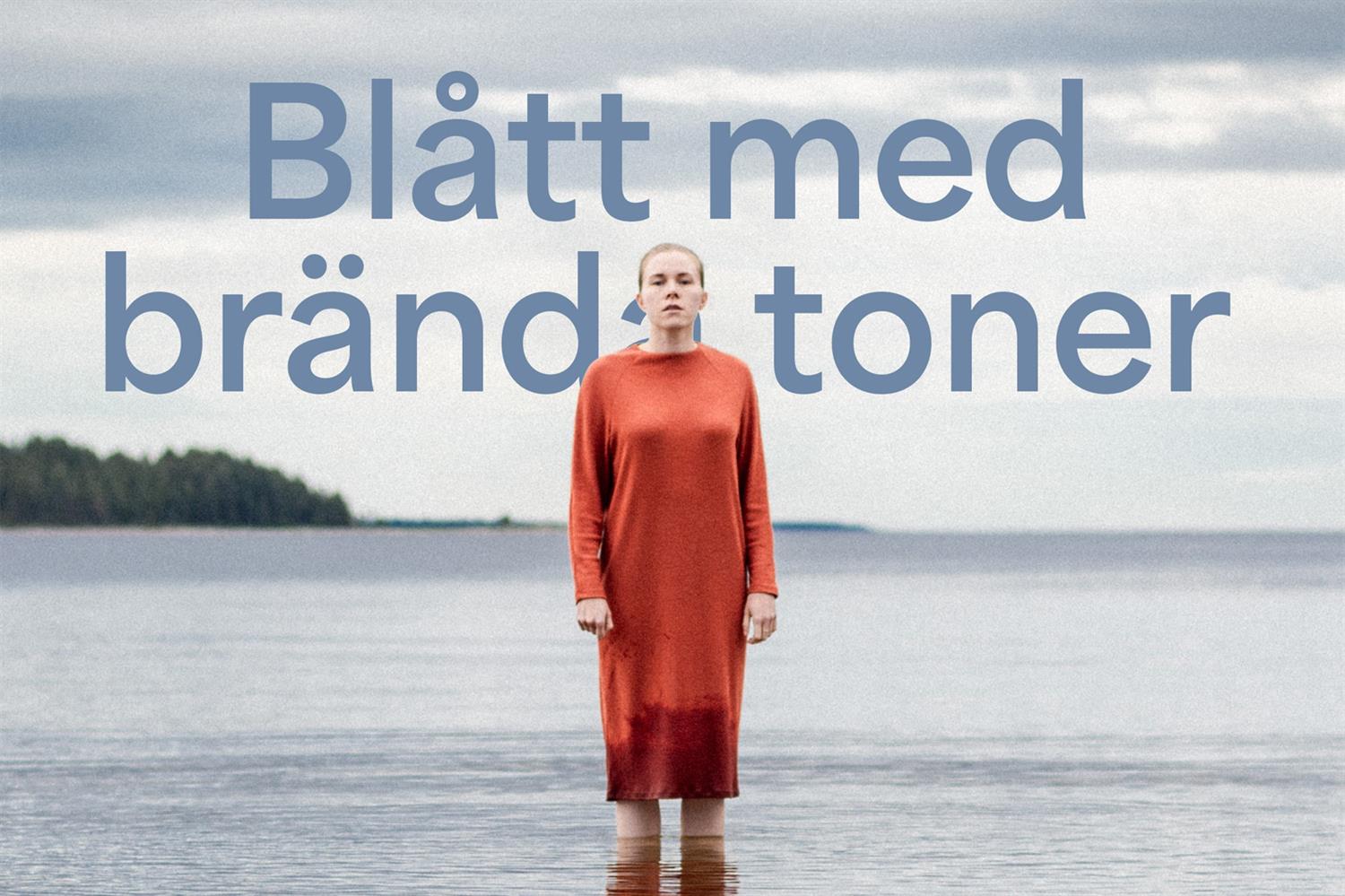 Utställning Blått med brända toner